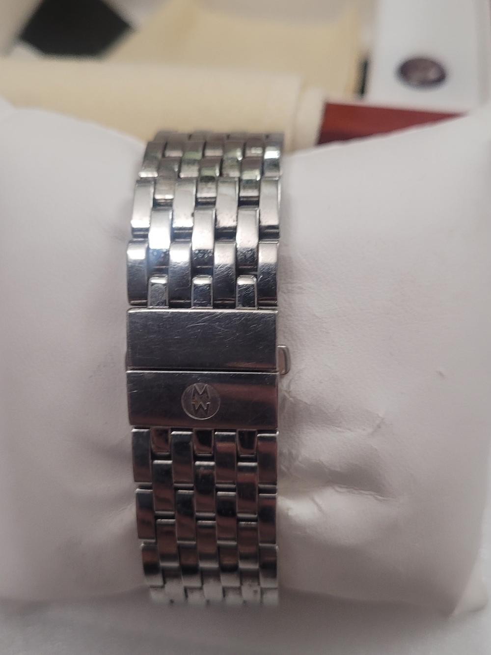 Michele Diamond Bezel Watch with Interchangeable Colorful Straps - Picture 3 of 7
